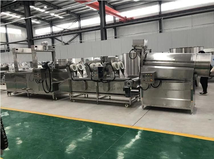 Fried Puffed Food Production Line Crisps Frying Machine