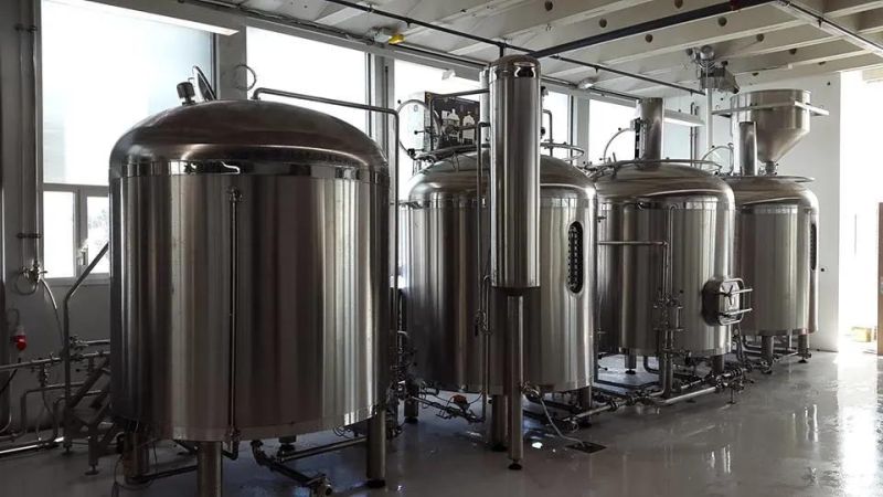 3000L Stainless Steel Jacketed Double Layer Heat Preservation Brewery Factory Turnkey Service