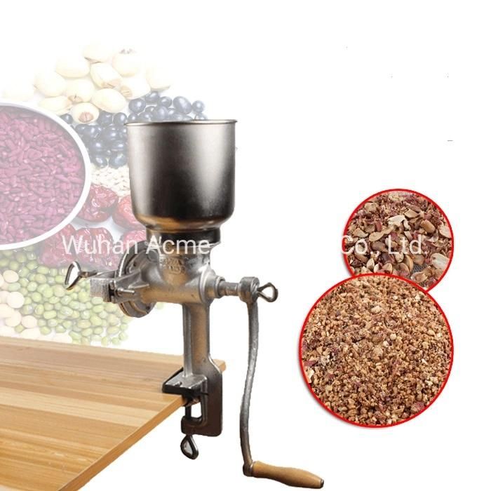 Low Price Manual Corn Grain Beans Grinding Machine for Home