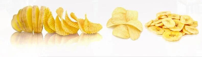 Semi-Auto Potato Chips French Fries Potato Chips Snack Making Machine