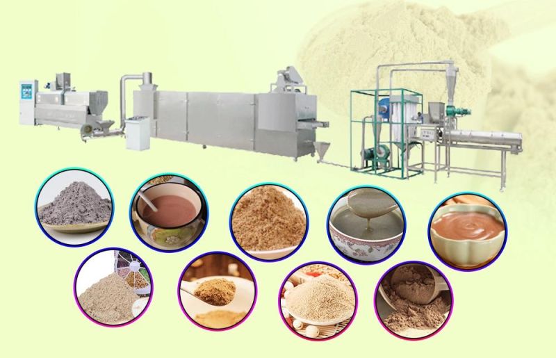 Professional Automatic Nutritional Powder Making Machine Commercial Nutrition Baby Powder Production Line for Sale