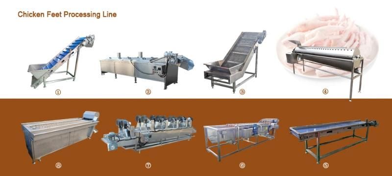 Factory Price Chicken Feet Peeler Machine Chicken Feet Peeling Machine