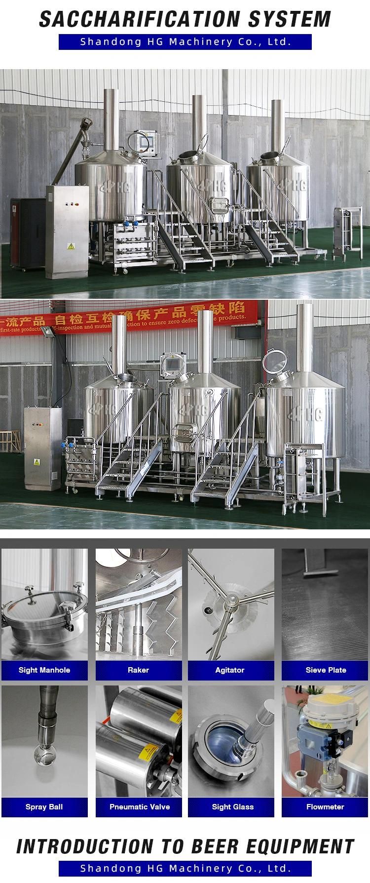 1000L Stainless Steel Beer Brew Equipment Brewing Equipment System Micro Brewery Equipment Craft Beer Brewing