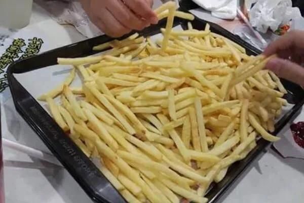 Continuous Fryer French Fries Frying Autimatic Machinery