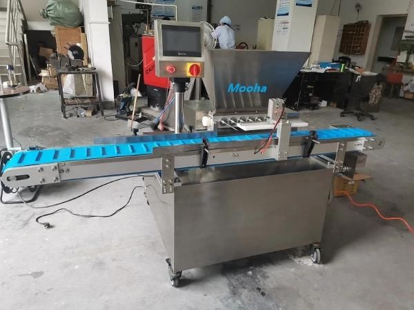 Automatic 4 Heads 6 Heads Donut Bread Filling Machine Jam Injector with Conveyor Belt