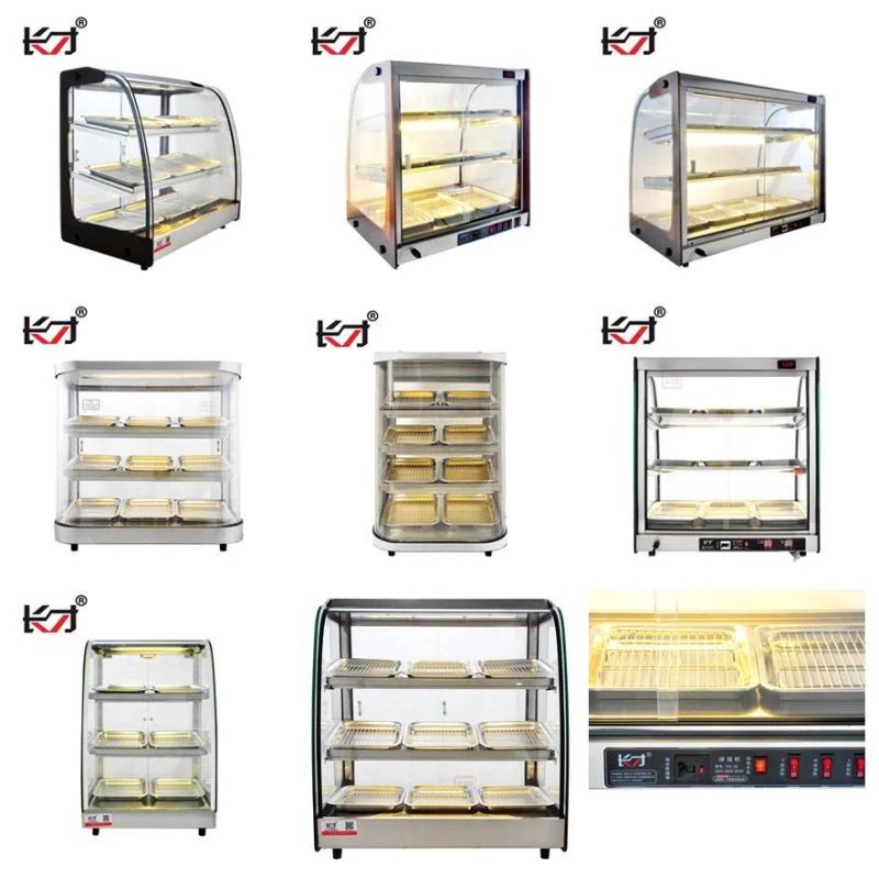 CH-4dh Humidify Countertop Hot Food Display Case Warmer Merchandiser Showcase