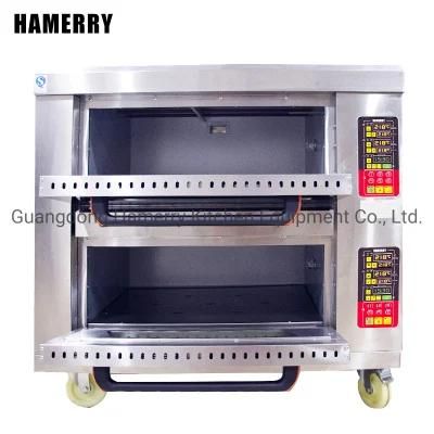 Bakery Equipment Electric Baking Ovens Pizza Bread Toaster with Touch Pad Memorable Double ...