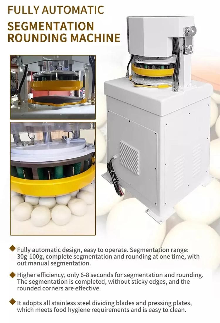 Dough Divider Rounder /Rolled Pizza Dough/ Dough Ball Making Machine for Bakery