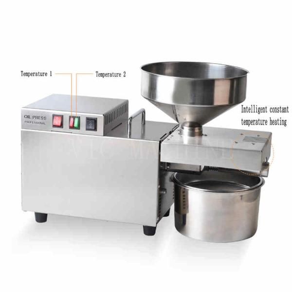 15kg/h 304 stainless steel home use mini oil press