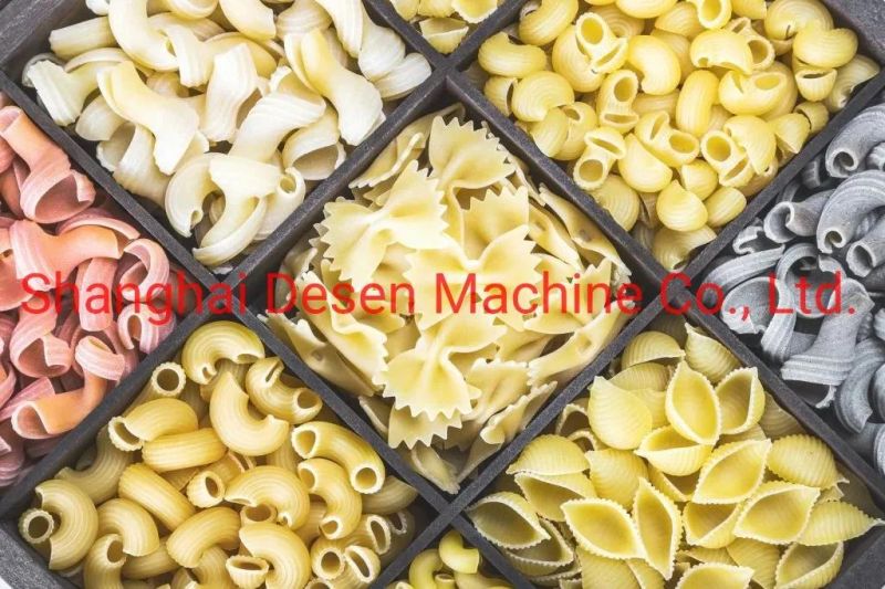 Automatic Pasta Macaroni Spaghetti Italian Noodles Instant Food Noodle Machine / Industrial Pasta Fusilli Conchiglie Penne Making Machine