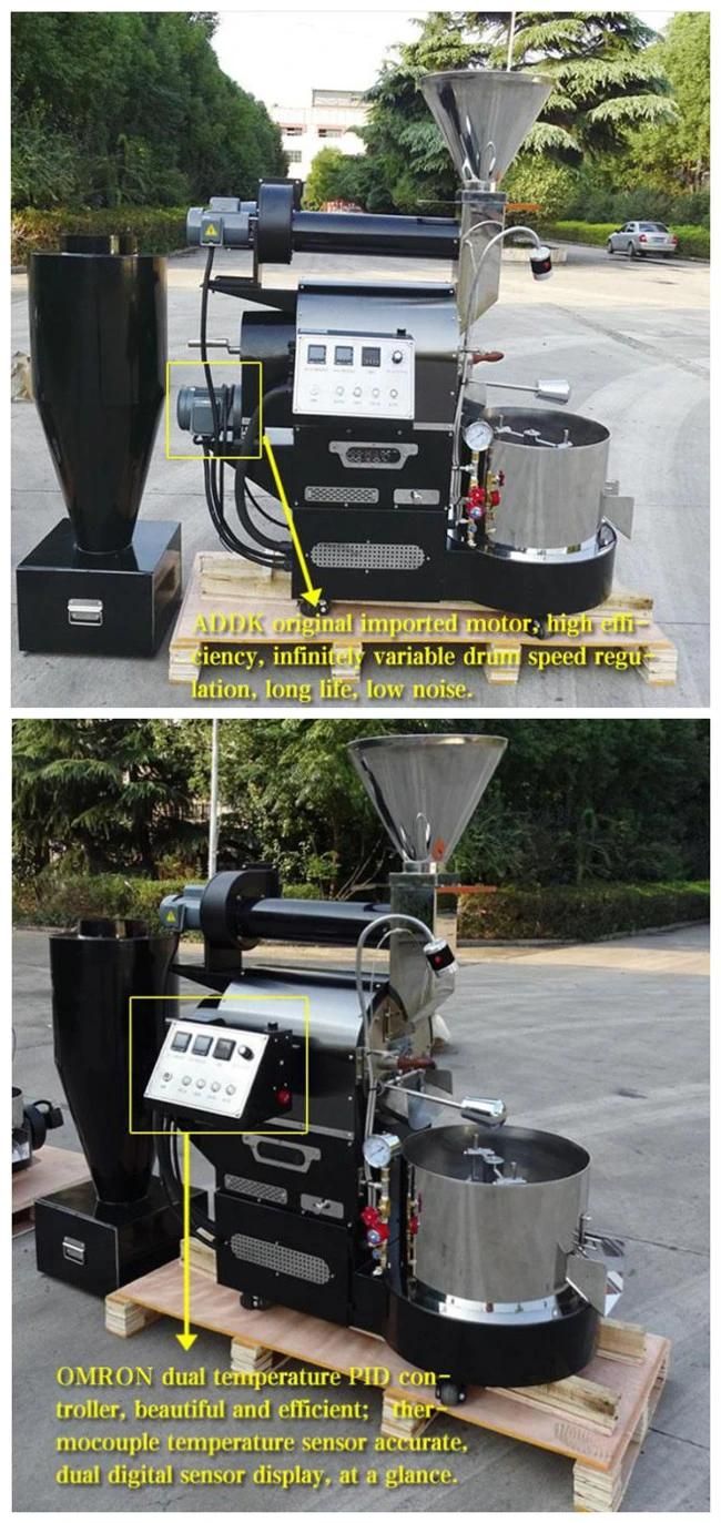 Stainless Steel 6kg Small Home Coffee Bean Roasters Roasting Equipment