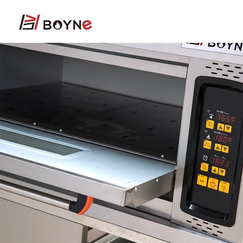 Intelligent Smart Control 1 Deck 2 Trays Electric Deck Oven