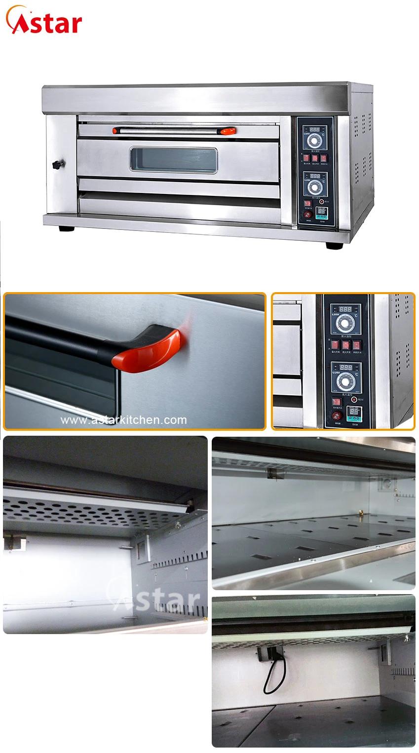 Crown B Series Bakey Equipment Commercial 1 Deck 2 Trays Gas Baking Oven (HGB-20Q)