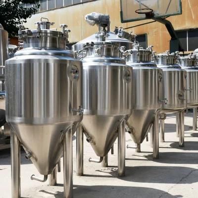 100L SS304 Stainless Steel Conical Beer Fermenter