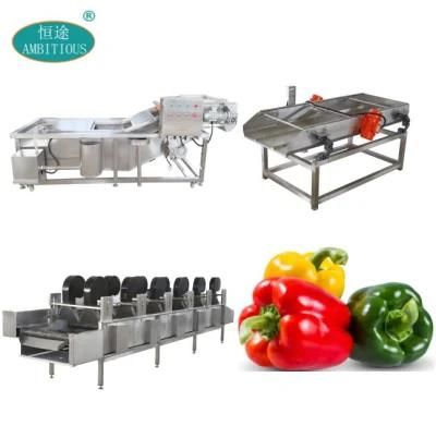 Vegetable Washing and Drying Processing Line Vegetaable Washer Machines Pepper Washing ...