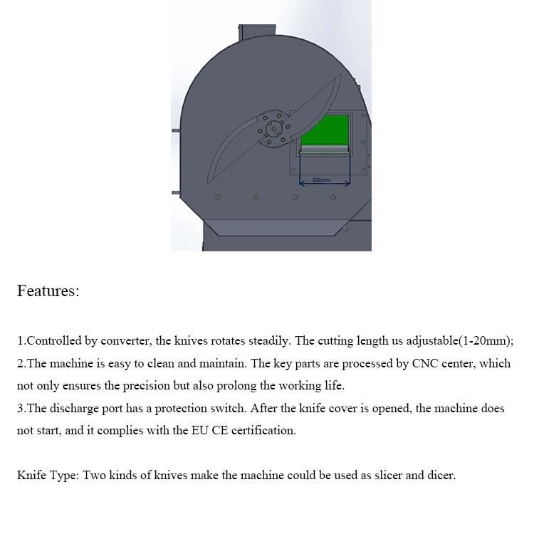 Okra Cutting Machines Parsley Chopping Machine