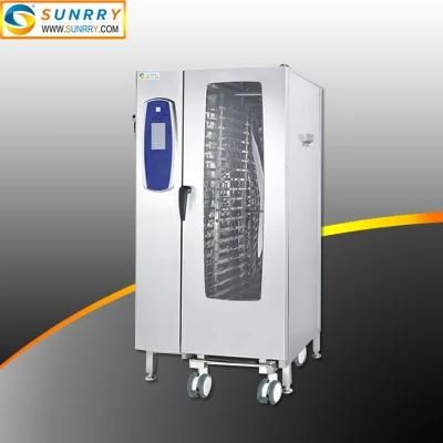 Professional High Efficiency 20 Trays Electric Combi Oven for Chicken