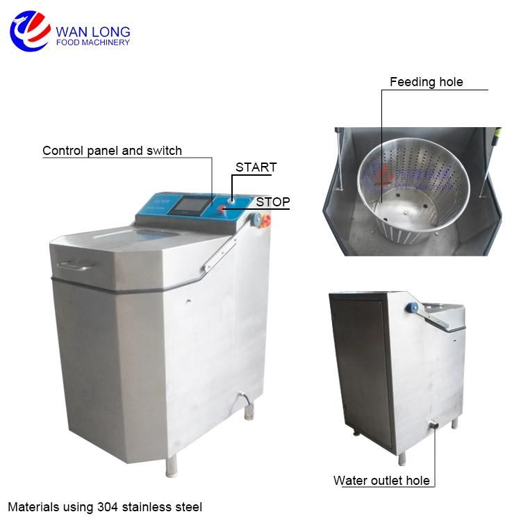 Centrifugal Dewatering Machine Automatic Salad Vegetable Dehydrator Spinner