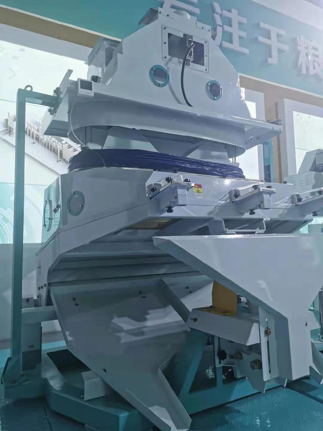 Clj Manufacture Grain Processing Machinery Tqsx170 Single Layer Suction Type Vibrating Paddy Rice Destoner Machine