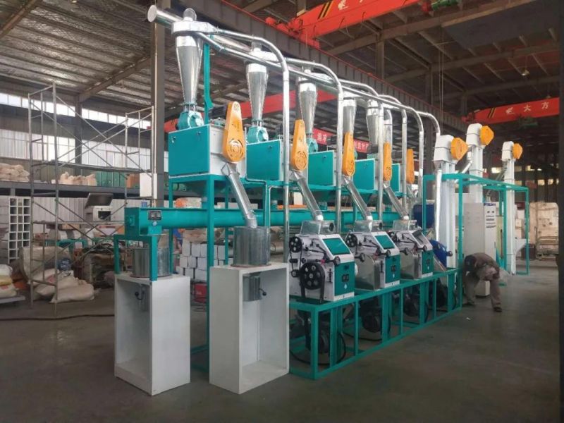 Corn Flour Roller Grinding Mill Maize Flour Milling Machine