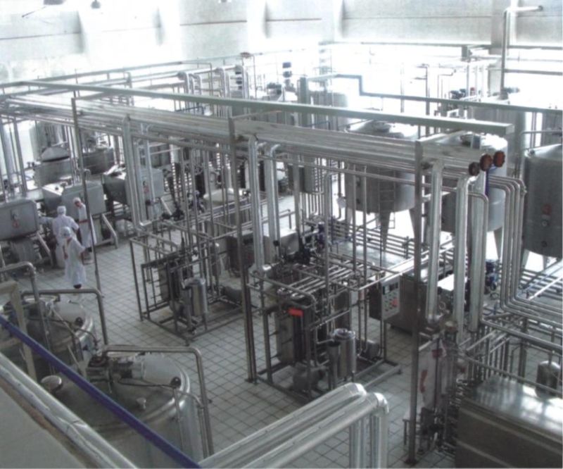 Commercial Milk Processing Machine Milk Pasteurization Cooling and Packaging Machine Line