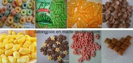 Puffed Corn Snacks Food Extrusion Machine