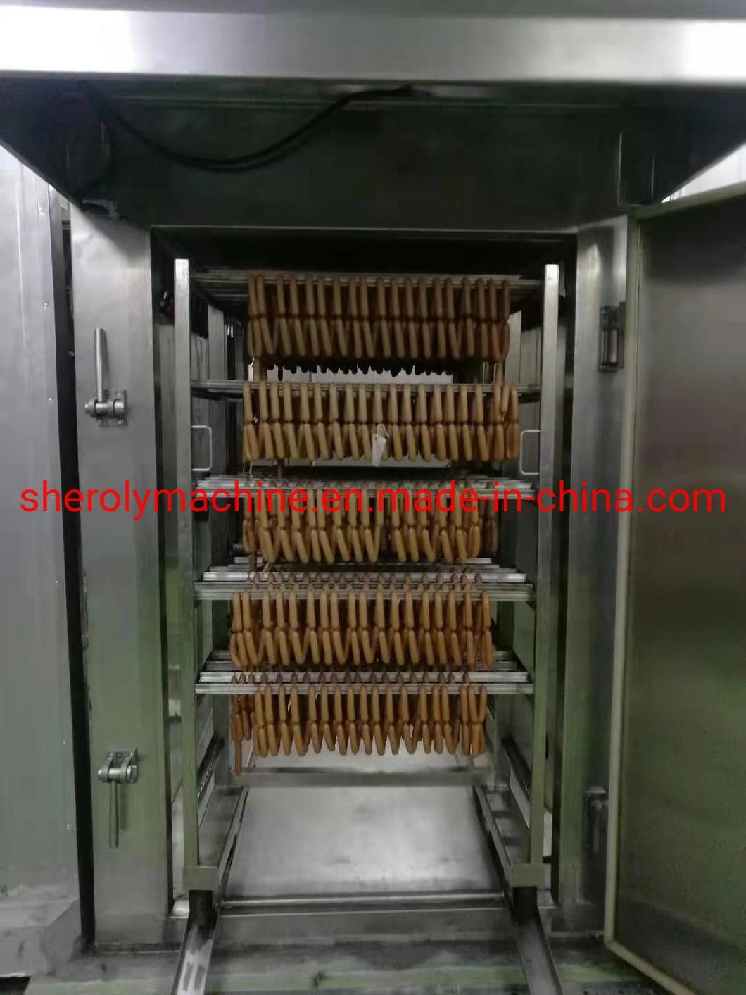 Chicken Beef Sausage Meat Processing Smoking Furnace