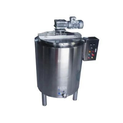 Sanitary SUS304 Stainless Steel Chocolate Agitator Chocolate Mixing Tank