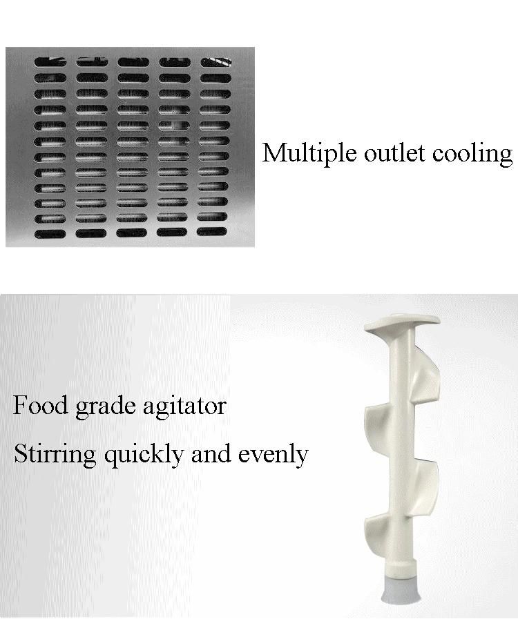 Desktop Summer 3 Flavor Soft Ice Cream Machine Automatic Yogurt Ice Cream Making Machine with CE ISO Certification