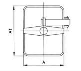 Food Grade Pressure Round Type Ss Manhole Cover