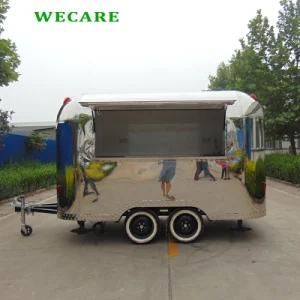 Popular Stainless Steel Food Cart Kiosk for Sale