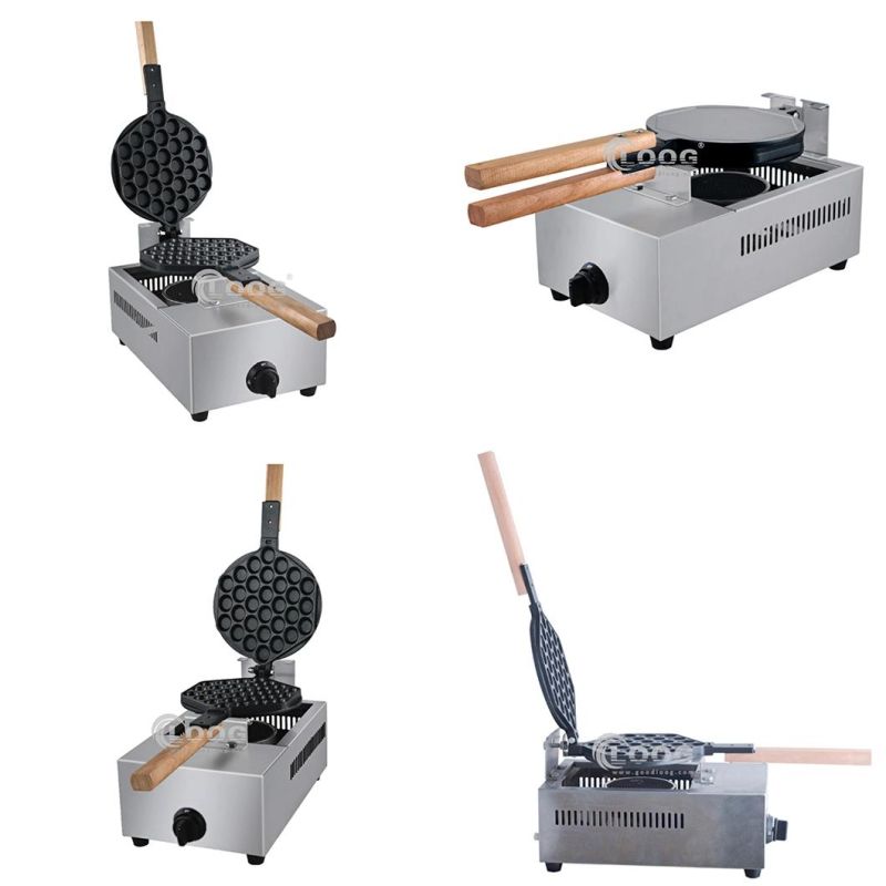 Professional Chinese Popular Egg Eggettes Waffle Maker Iron Puff Commercial LPG Gas Hong Kong Bubble Waffle Cone N Machine