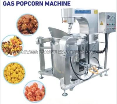 China New Design Industrial Popcorn Making Popping Machine for Caramel Chocolate Gourmet ...