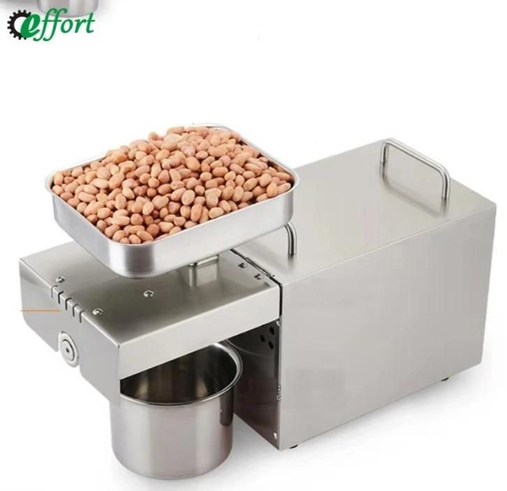 Home Use Small Oil Press Machine for Peanuts/Sunflower Sees/Sesame with 3-5 Kg/H