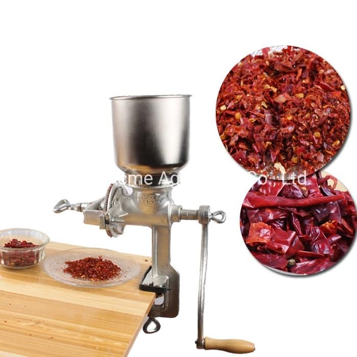 Home Used Manual Grain Grinder Hand Corn Mill for Hot Sale