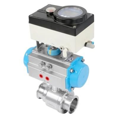 Donjoy Hygienic Ball Valve with Horizontal Pneumatic Actuator