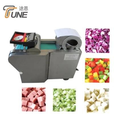 Multi-Function Vegetable Cube Cutting Machine/Potato Cucumber Cube Vegetable and Fruit ...