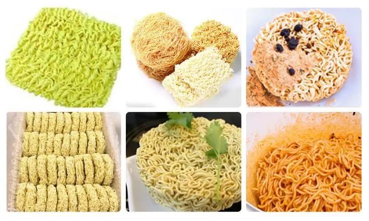 Small Wheat and Corn Flour Instant Noodle Machine Production Line for Fried Noodle Making Machine