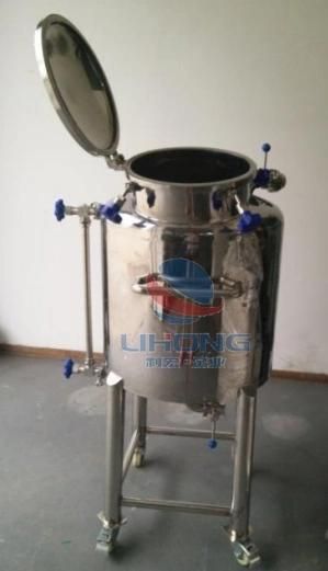 Stainless Steel Movable Storage Vessel with Temperature Insulation