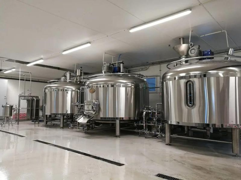 Stainless Steel 500L 1000L 2000L 5bbl 7bbl 10bbl 15bbl Beer Brewing Equipment for Beer Bar Pubs