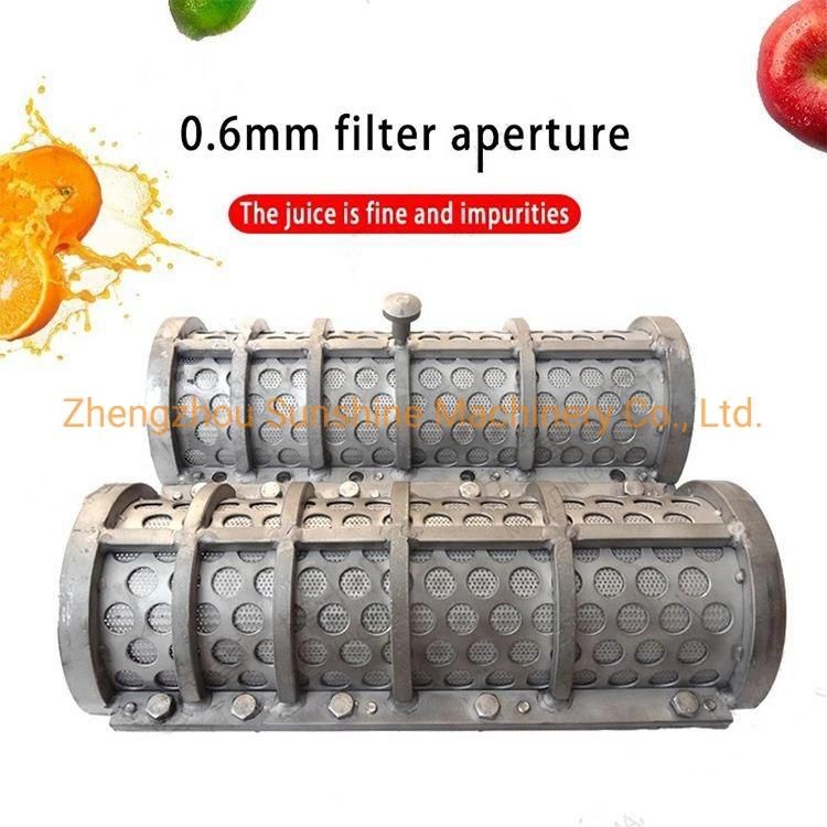Stainless Steel Ginge Pineapple Pear Pomegranate Juice Extractor Machine