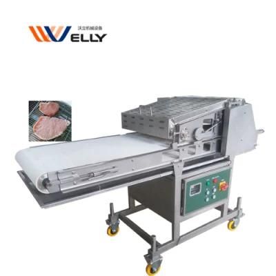 Easy Operation Streaky Pork Patty Underback Steak Flattening Machine Food Restaurant