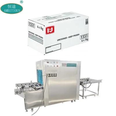 Frozen Meat Fish Carton Sterilizer Machine
