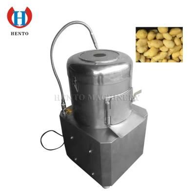Small Commercial Stainless Steel Ginger Carrot Potato Washing Peeling Machine