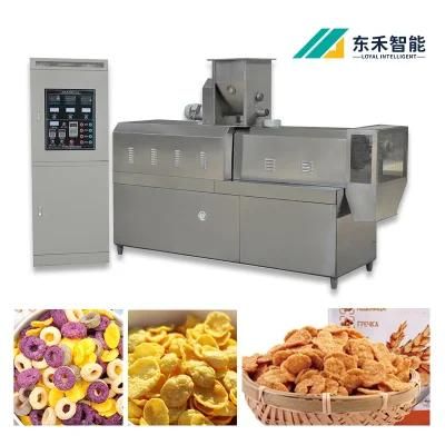 Corn Pops Cereal Making Machine Extruder Machinery Corn Flakes Cereal Snack Food Extruded ...