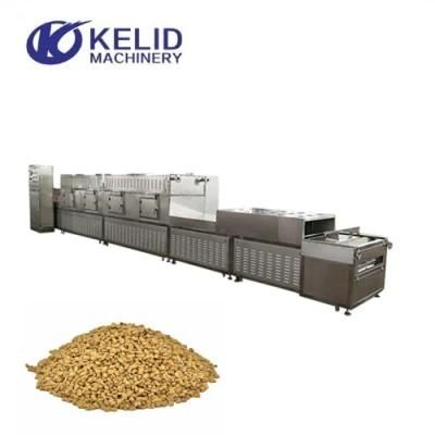 50 Kw Microwave Fenugreek Drying Sterilizing Machine with PLC Control system