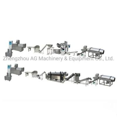 Fried Flour Salad Bugle Snacks Machine Frying Wheat Flour Food Production Line