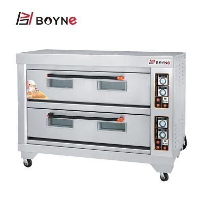 Commercial Bakery Electric Two Deck Six Trays Oven