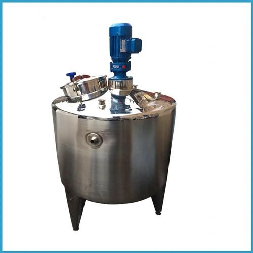 Double Layer Jacketed Heating Mixing Tank with Temperature Control