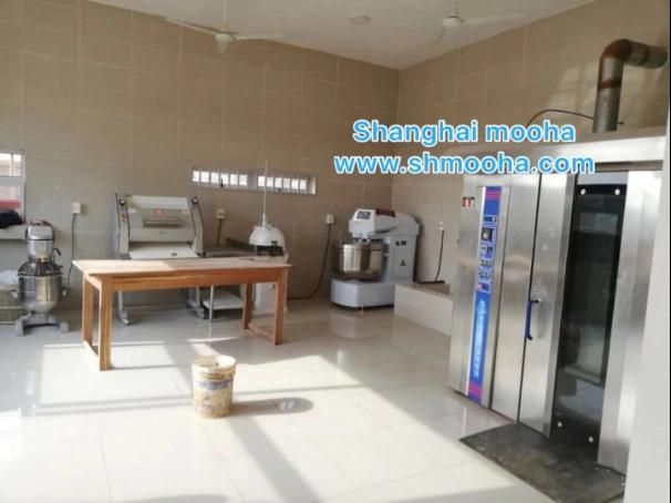 Complete Set Bread Making Machine Rotary Oven (mixer, moulder, proofer, baking oven)